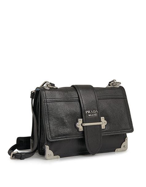 prada cahier nero shoulder bag.